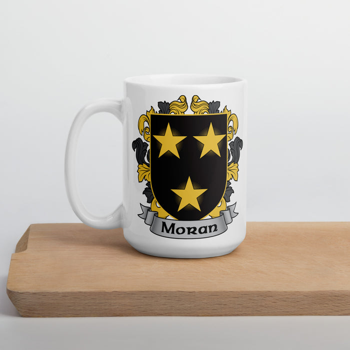 Moran Irish Family Crest Coat Of Arms 15oz Mug