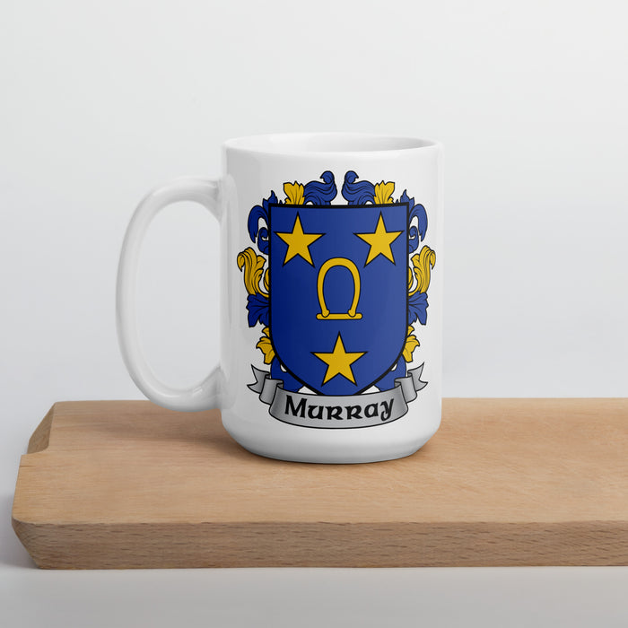 Murray Irish Family Crest Coat Of Arms 15oz Mug