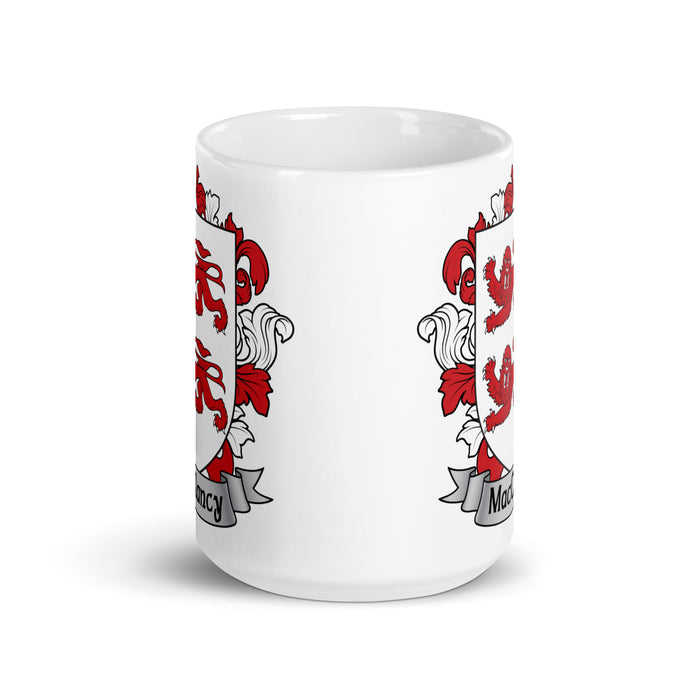 MacClancy Irish Family Crest Coat Of Arms 15oz Mug