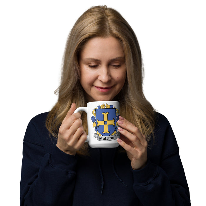 Mullins Irish Family Crest Coat Of Arms 15oz Mug