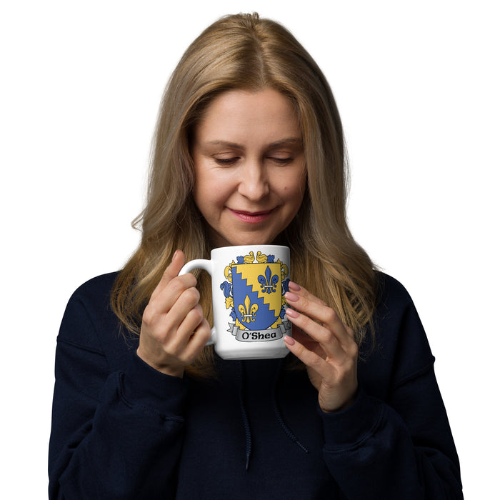O'Shea Irish Family Crest Coat Of Arms 15oz Mug