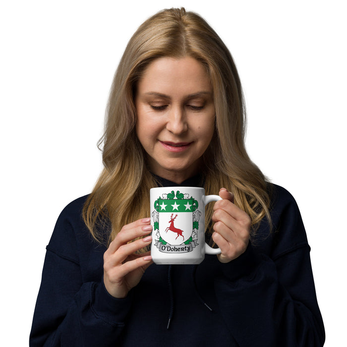 O'Doherty Irish Family Crest Coat Of Arms 15oz Mug
