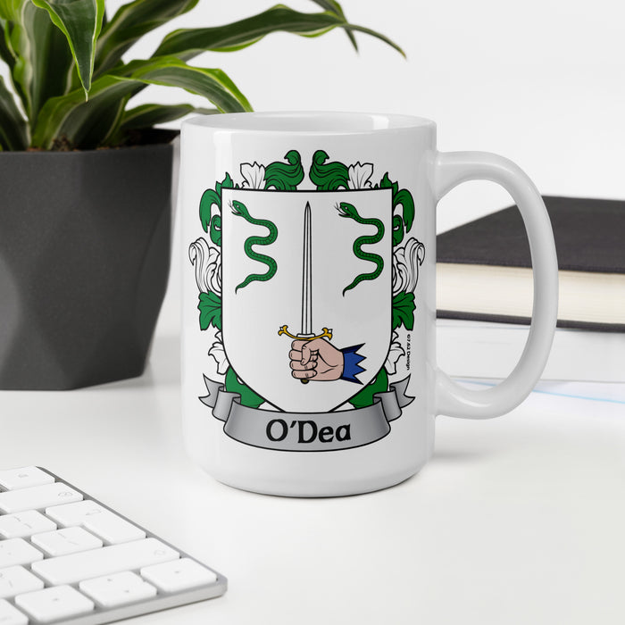 O'Dea Irish Family Crest Coat Of Arms 15oz Mug