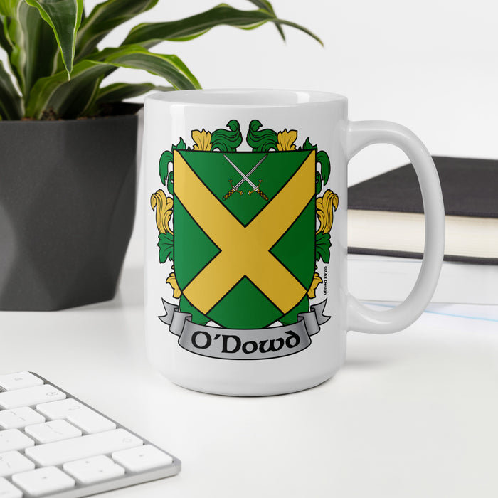 O'Dowd Irish Family Crest Coat Of Arms 15oz Mug