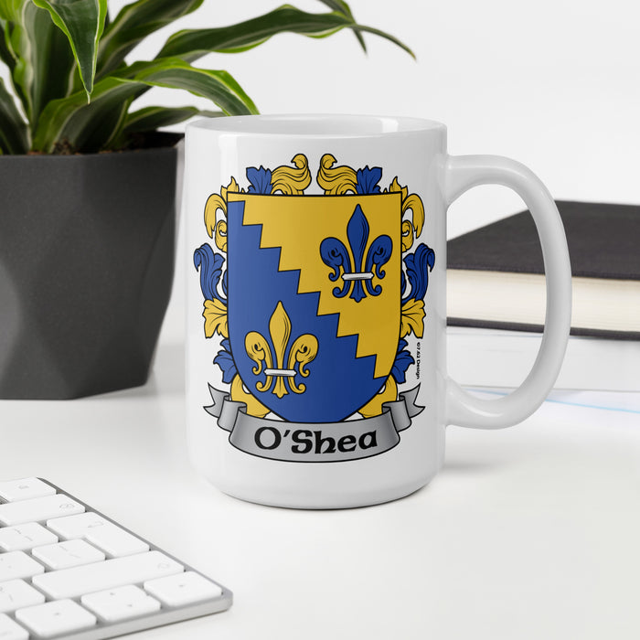 O'Shea Irish Family Crest Coat Of Arms 15oz Mug