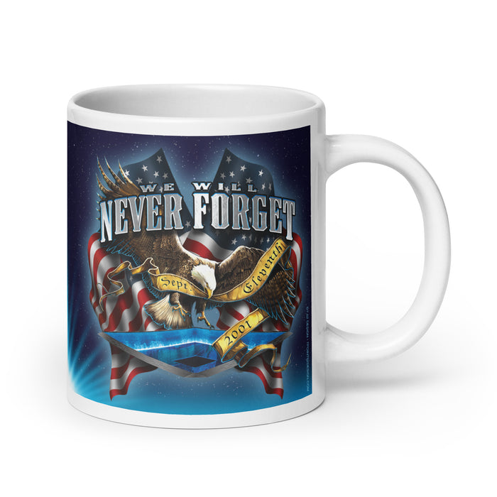 9/11 Never Forget 20 oz Coffee Mug