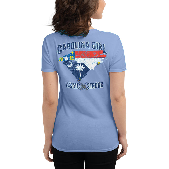 USMC 'Carolina Girl' 7.62 Design Women's T-Shirt