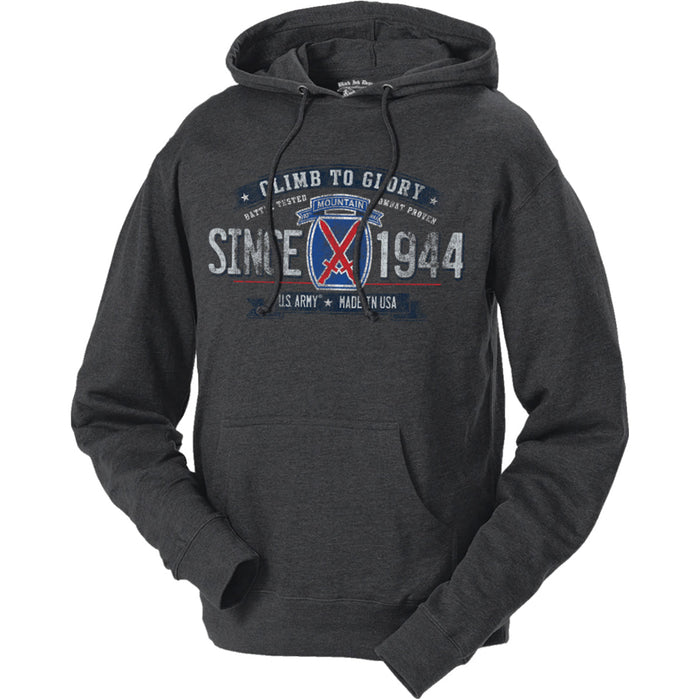 10th Mountain Division Retro US Army Hooded Sweatshirt Men's and Women's Hoodie