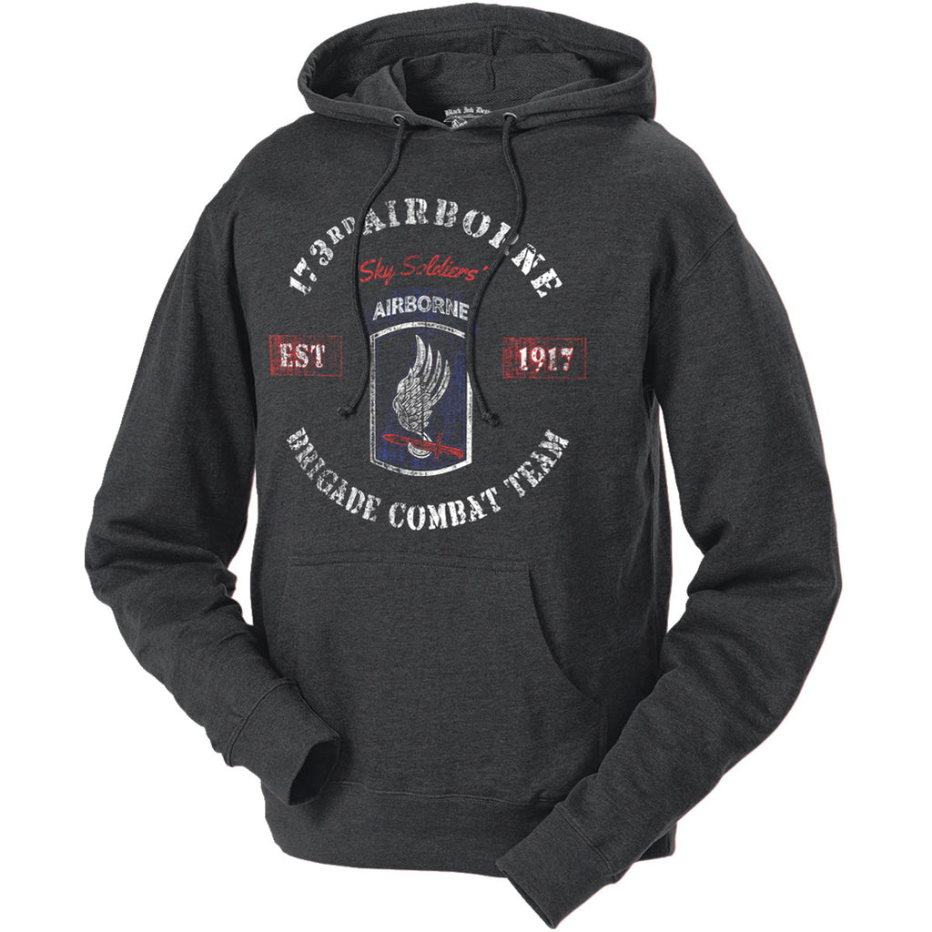 173rd Airborne Regiment Retro US Army Hooded Sweatshirt Men's and Wome