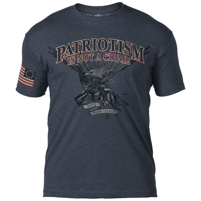Patriotism Is Not A Crime v2 7.62 Design Premium Men's T-Shirt- 7.62 Design