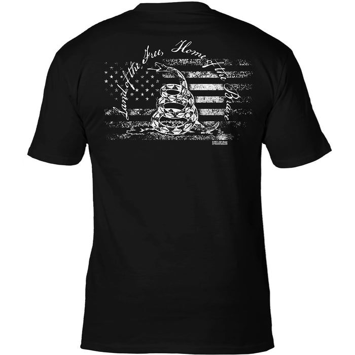 'Land of the Free' 7.62 Design Premium Men's Patriotic T-Shirt- 7.62 Design