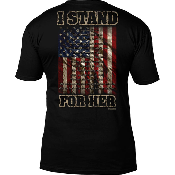'I Stand For Her' National Anthem 7.62 Design Premium Men's T-Shirt