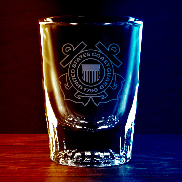 US Coast Guard Logo 2 oz. Shot Glass