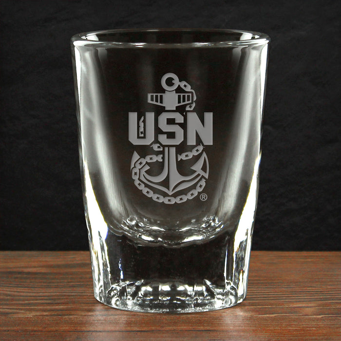 US Navy 'Build Your Glass' 1.5 oz. Shot Glass