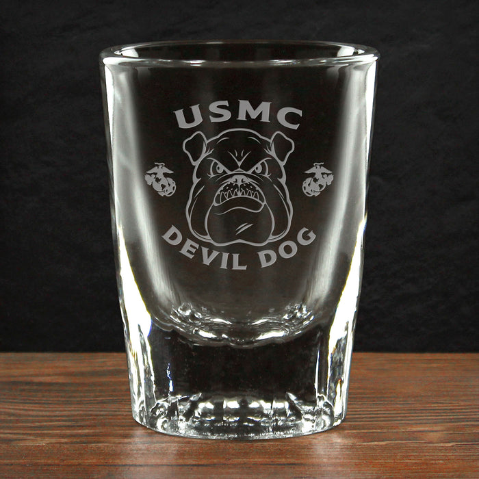 USMC 'Build Your Glass' 1.5 oz. Shot Glass