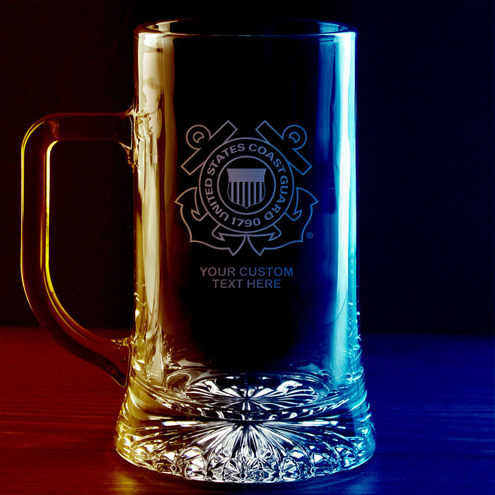 US Coast Guard Logo Personalized 17.5 oz. Maxim Mug