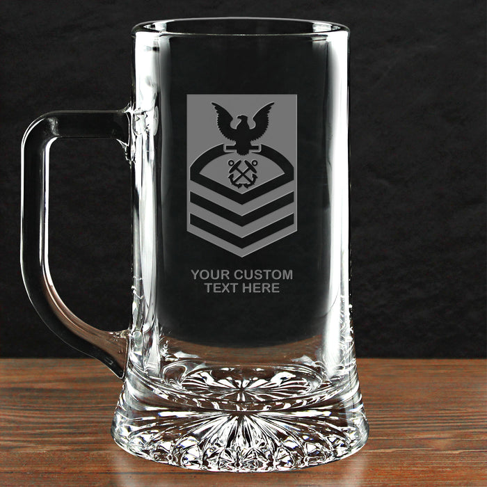 US Navy 'Build Your Glass' Personalized 17.5 oz Maxim Mug