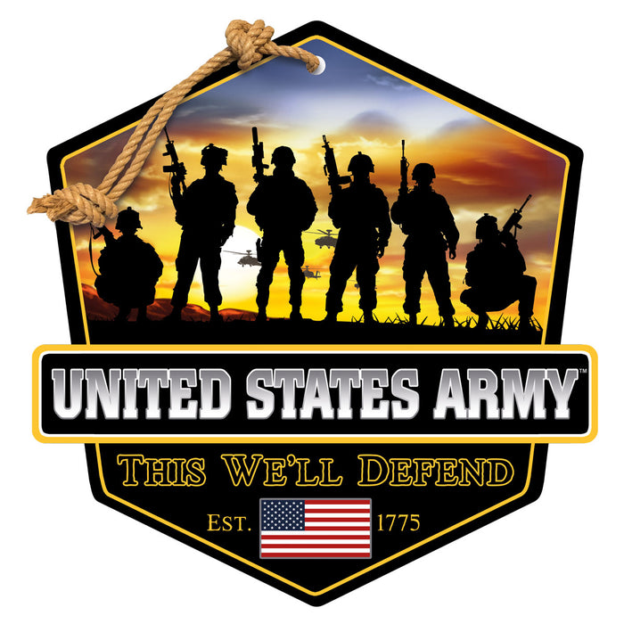 Army Brothers Badge 20 x 20 inch Sign