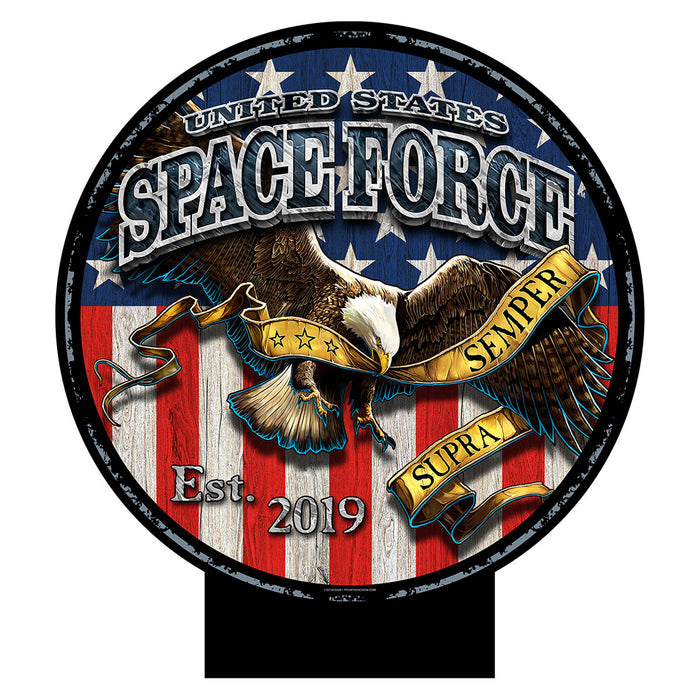 USSF Fighting Eagle 20 x 20 inch Yard Sign