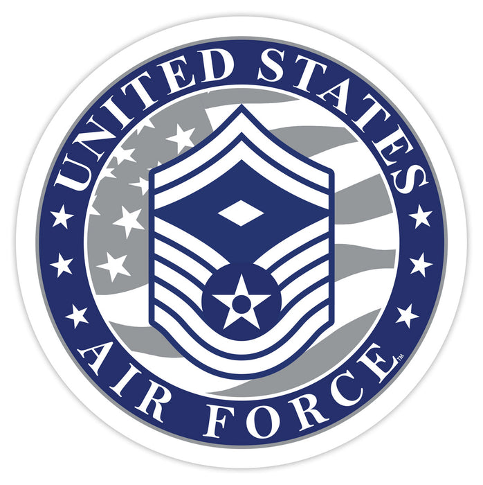 US Air Force E-8 First Sergeant 3.5" Decal by 7.62 Design
