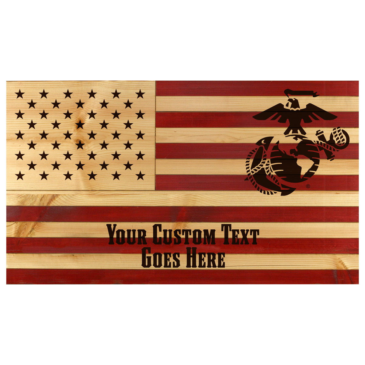 american flag custom logo patch for