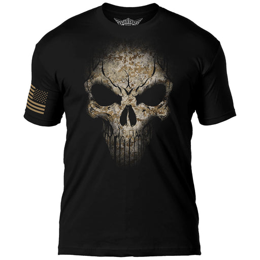 USMC Desert MARPAT Skull 7.62 Design Battlespace Men's T-Shirt- 7.62 Design