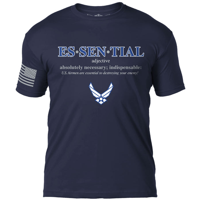 US Air Force 'Essential' 7.62 Design Battlespace Men's T-Shirt Navy
