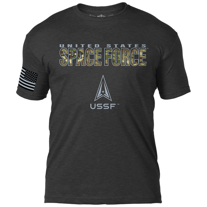 U.S. Space Force Camo Text 7.62 Design Battlespace Men's T-Shirt