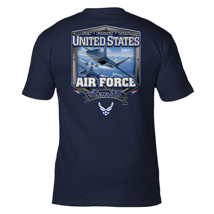 US Air Force 'Air Power' 7.62 Design Battlespace Men's T-Shirt Navy