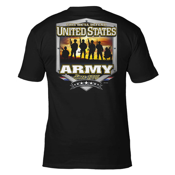 U.S. Army 'Brothers' 7.62 Design Battlespace Men's T-Shirt Small / Black