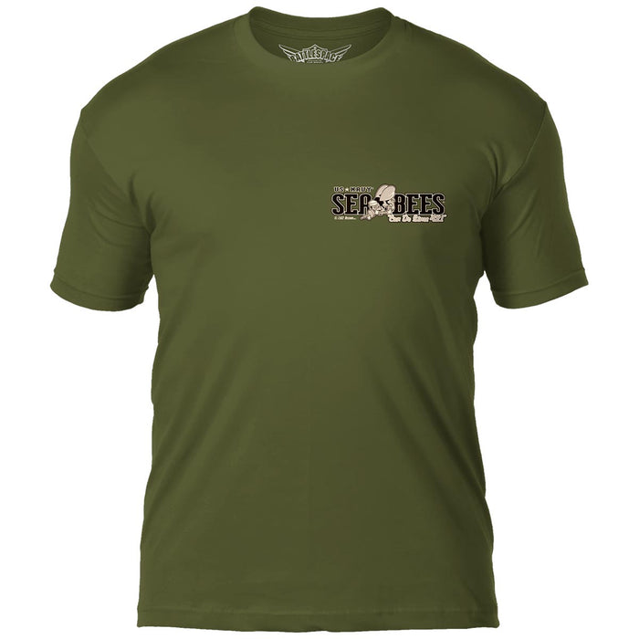 US Navy Seabees 'Vintage' 7.62 Design Battlespace Men's T-Shirt- 7.62 Design