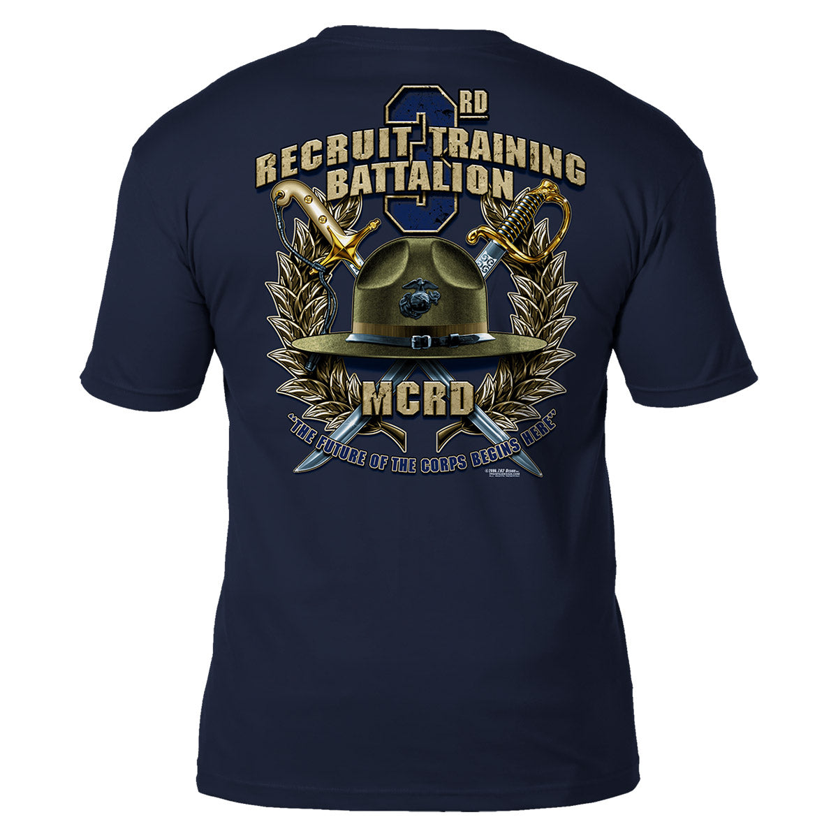 USMC MCRD San Diego 3rd Battalion 7.62 Design Men