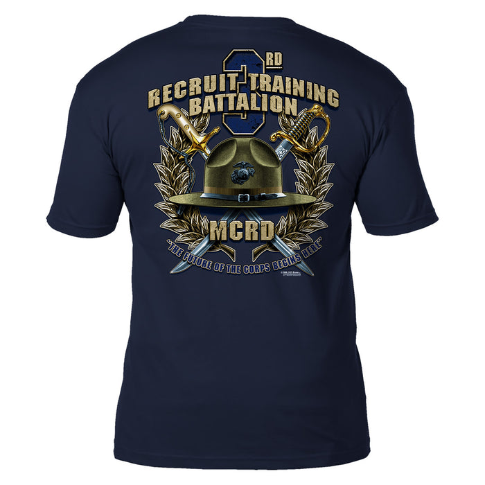 USMC MCRD San Diego 3rd Battalion 7.62 Design Men's T-Shirt