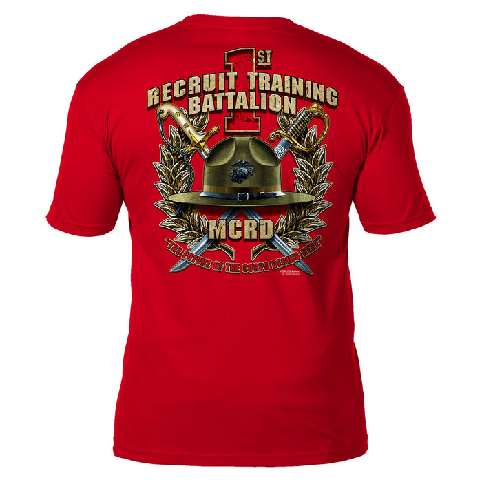 USMC MCRD San Diego 1st Battalion 7.62 Design Men's T-Shirt