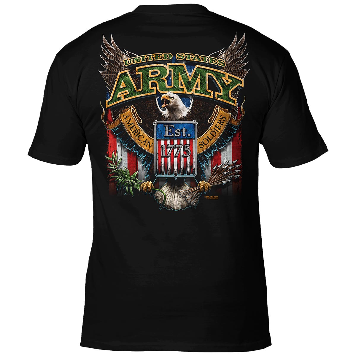 Army 'Fighting Eagle' 7.62 Design Men's Army T-Shirt