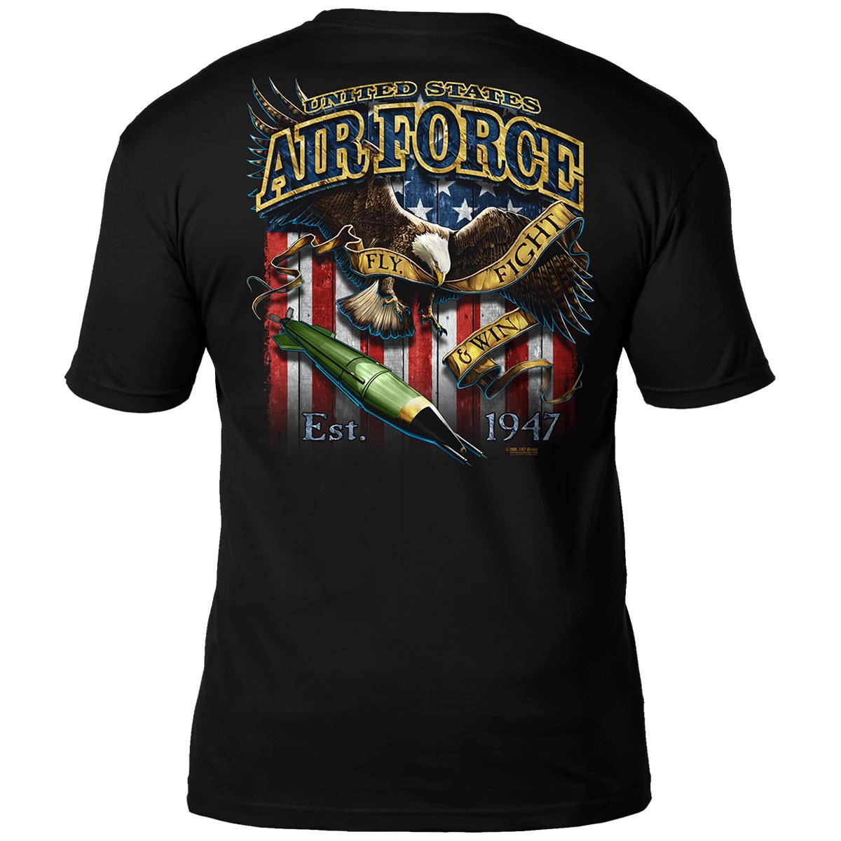 US Air Force 'Fighting Eagle' Design Battlespace Men's T-Shirt