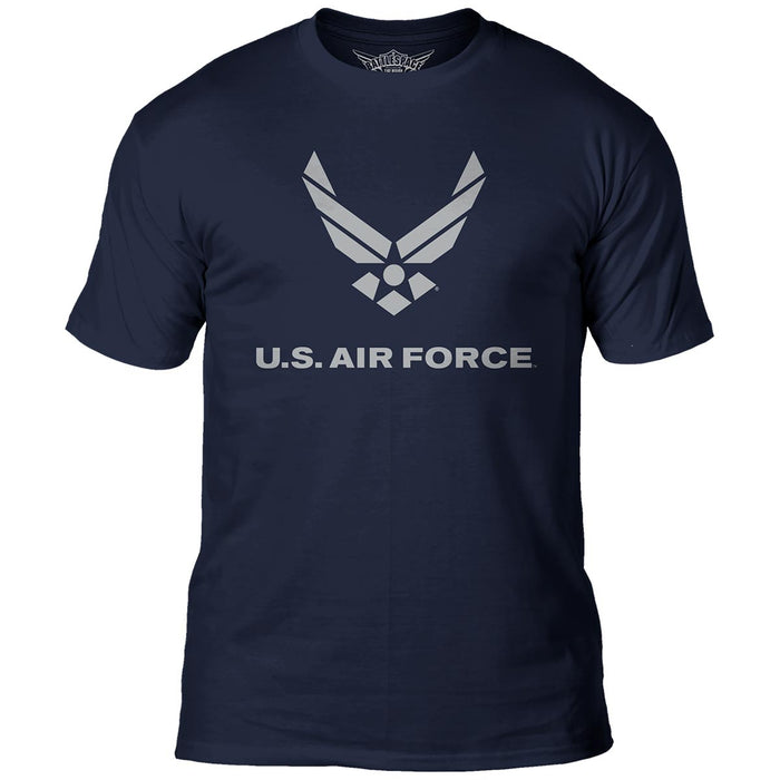 US Air Force 'Flight' 7.62 Design Battlespace Men's T-Shirt Navy- 7.62 Design