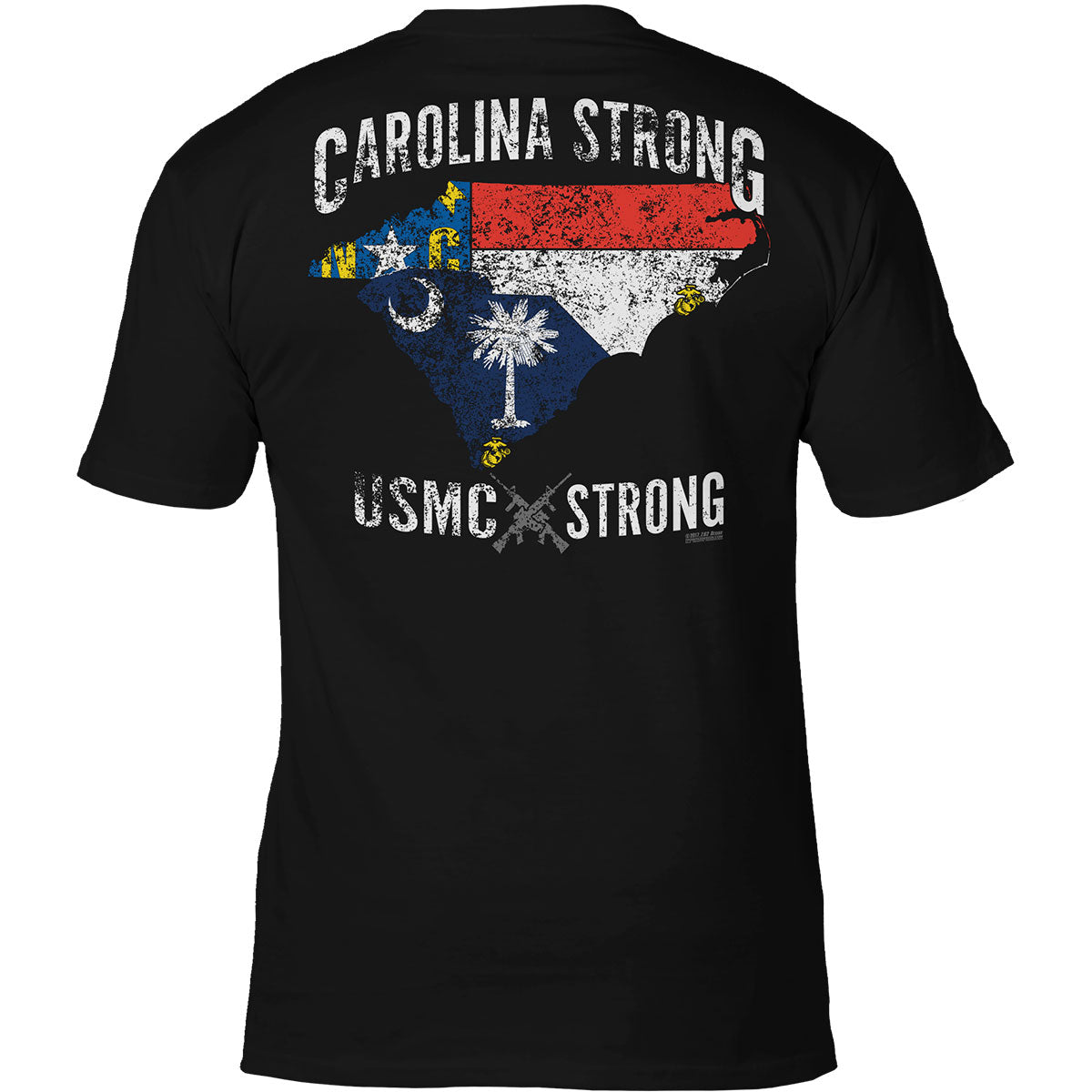 strong Tシャツ Mサイズ ours USMC 'Carolina Strong' 7.62 Design Battlespace Men's T-Shirt Black