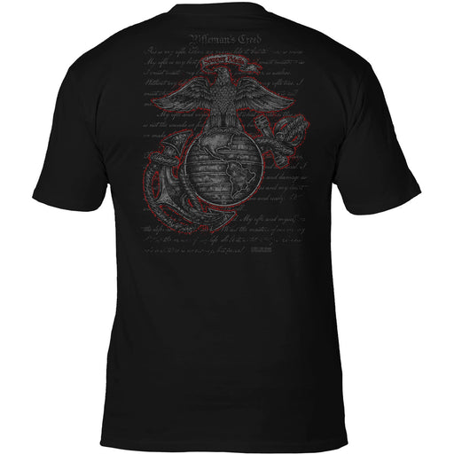 USMC 'Rifleman's Creed' 7.62 Design Battlespace Men's T-Shirt Black- 7.62 Design