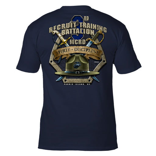 USMC MCRD Parris Island 1st Battalion 7.62 Design Men's T-Shirt