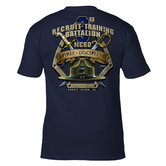 USMC MCRD Parris Island 3rd Battalion 7.62 Design Men's T-Shirt