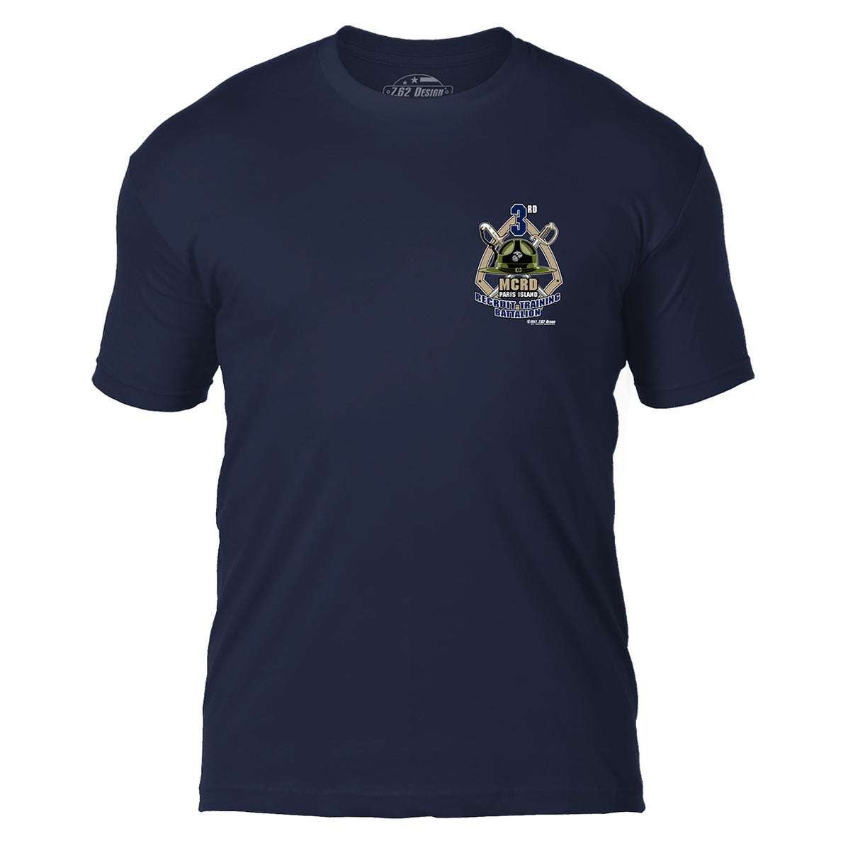 USMC MCRD Parris Island 3rd Battalion 7.62 Design Men's T-Shirt