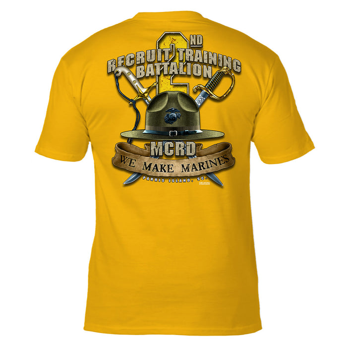 USMC MCRD Parris Island 2nd Battalion 7.62 Design Men's T-Shirt
