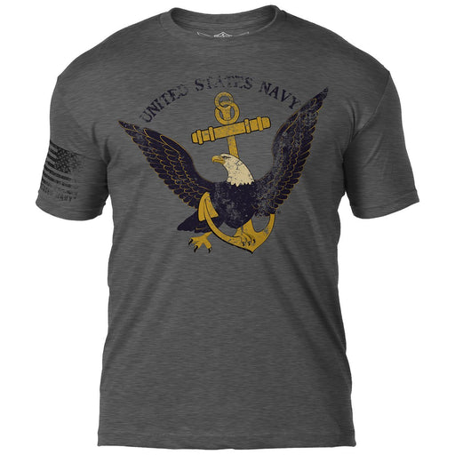U.S. Navy Vintage Eagle & Anchor 7.62 Design Battlespace Men's T-Shirt- 7.62 Design