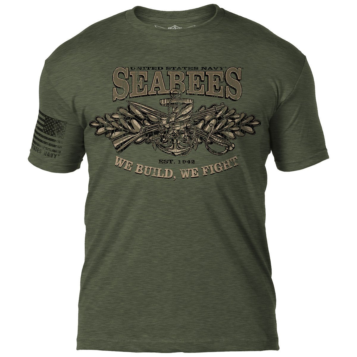 U.S. Navy Seabees 7.62 Design Battlespace Men's T-Shirt U.S. Navy Seabees 7.62 Design Battlespace Men's T-Shirt