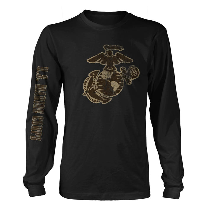 USMC Vintage EGA 7.62 Design Men's Long Sleeve T-Shirt