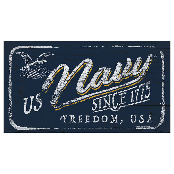 USN Freedom USA 11 x 20 inch Sign