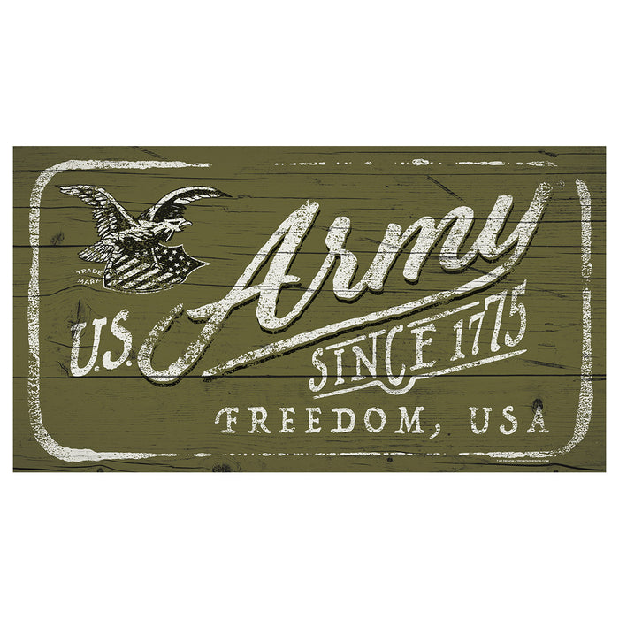 Army Freedom USA 11 x 20 inch Sign