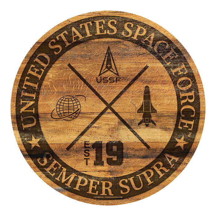 USSF Logo V2 12 inch Round Sign
