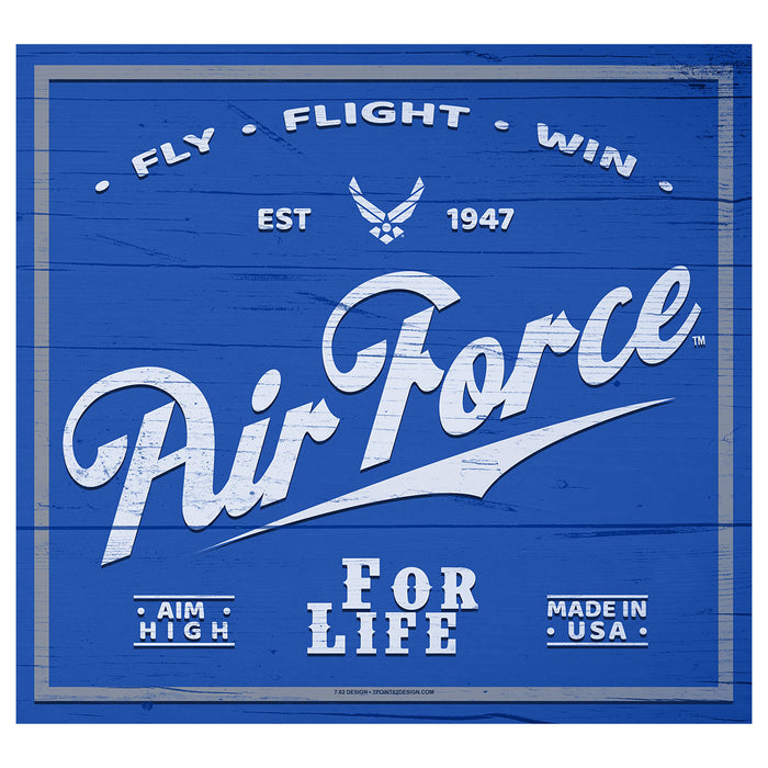 USAF For Life 12 x 13 inch Wall Sign